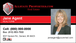 Allstate Properties Business Cards