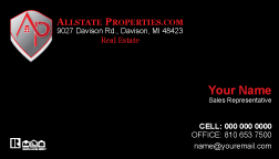 Allstate Properties Business Cards