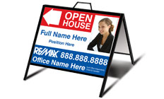 Re/Max Open House Signs
