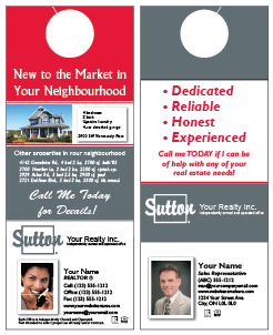 sutton Realty Door Hanger Template