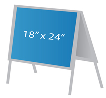 Print For Less Canada - 18x24 A-frame Printing